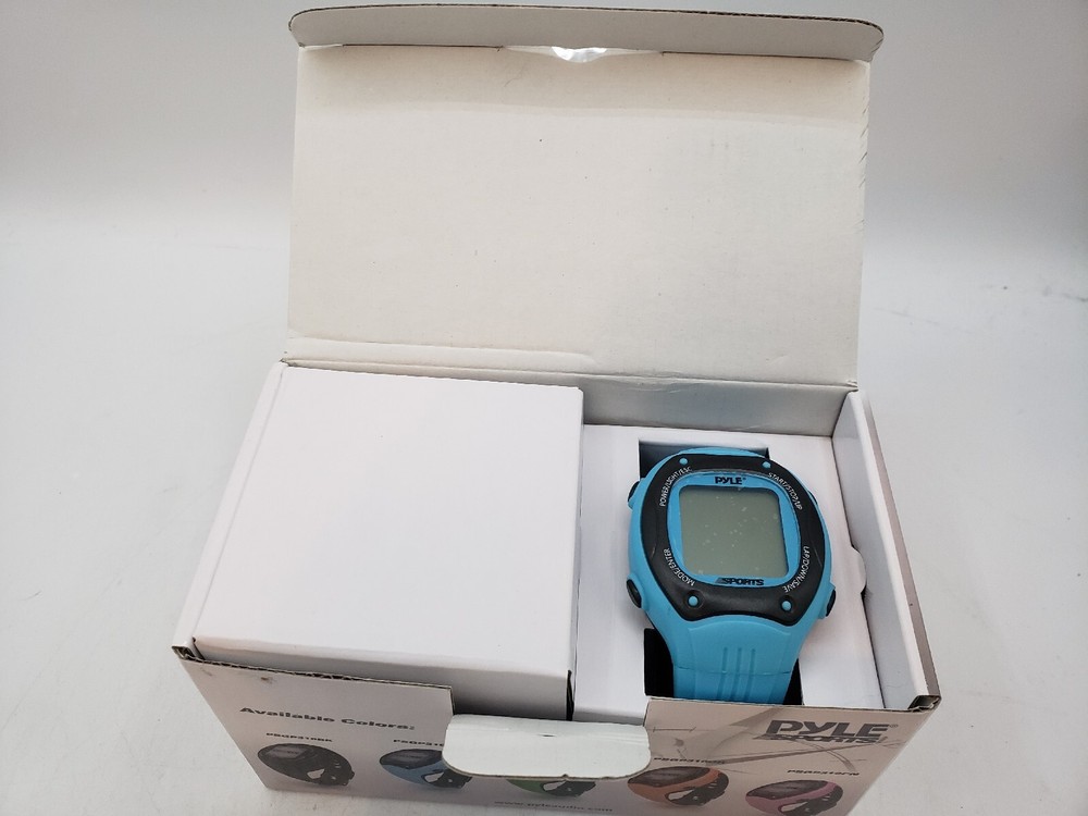 Pyle Sports Training Watch, Multi -function With Gps, PSGP310BL. Open Box, Blue.