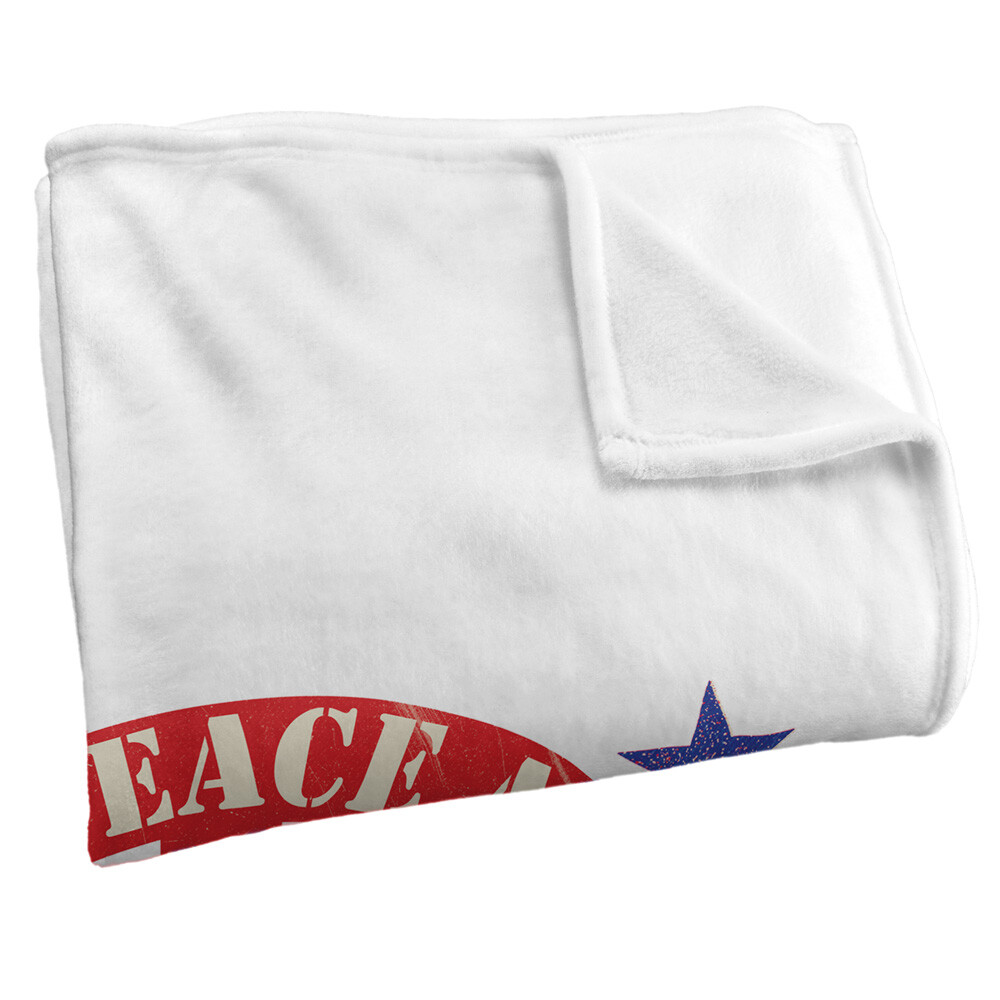 Peacemaker I Belive in Peace Silky Touch Super Soft Throw Blanket