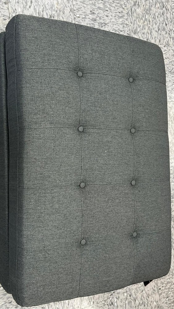 Kesson - Charcoal Ottoman