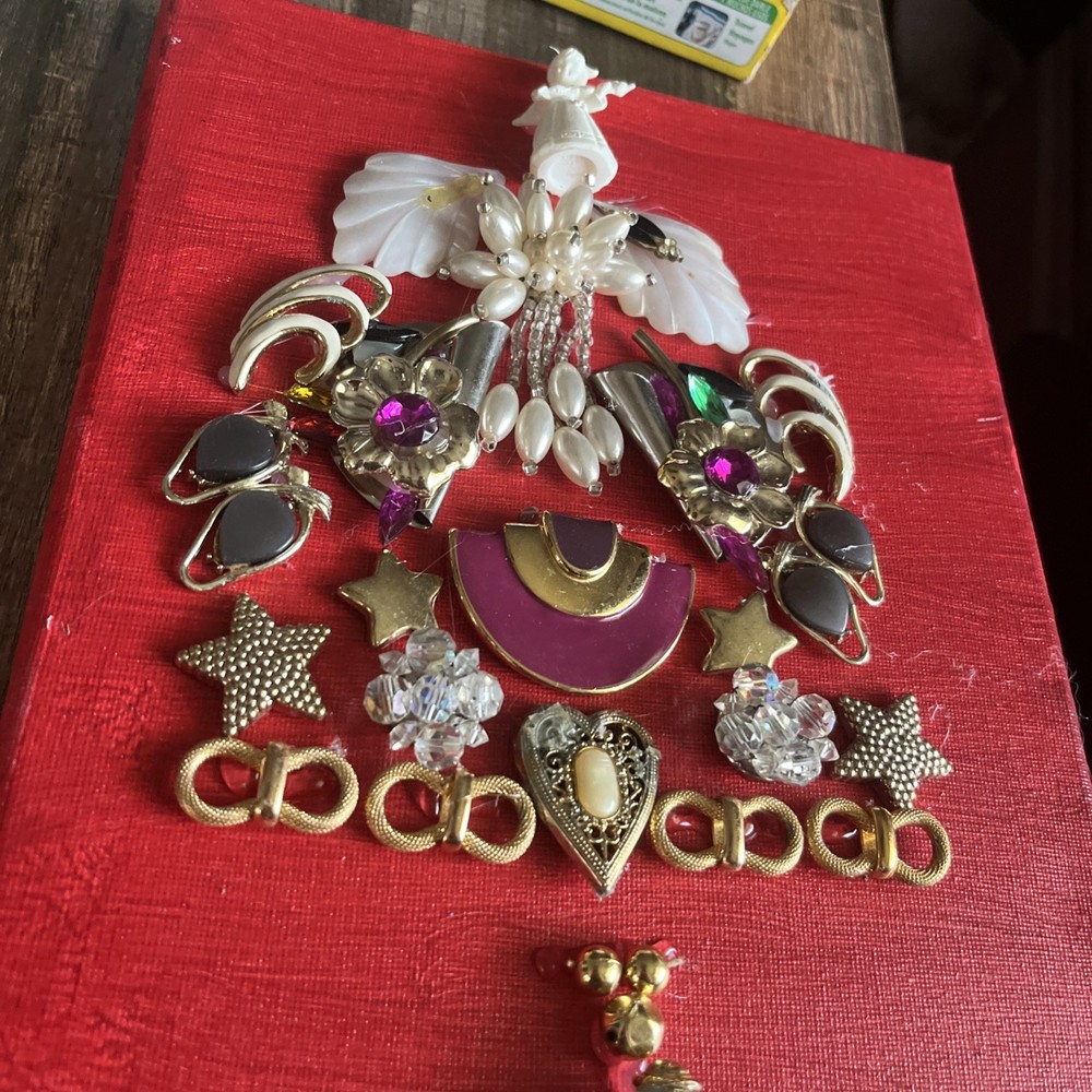 8x10 Beaded Christmas Tree