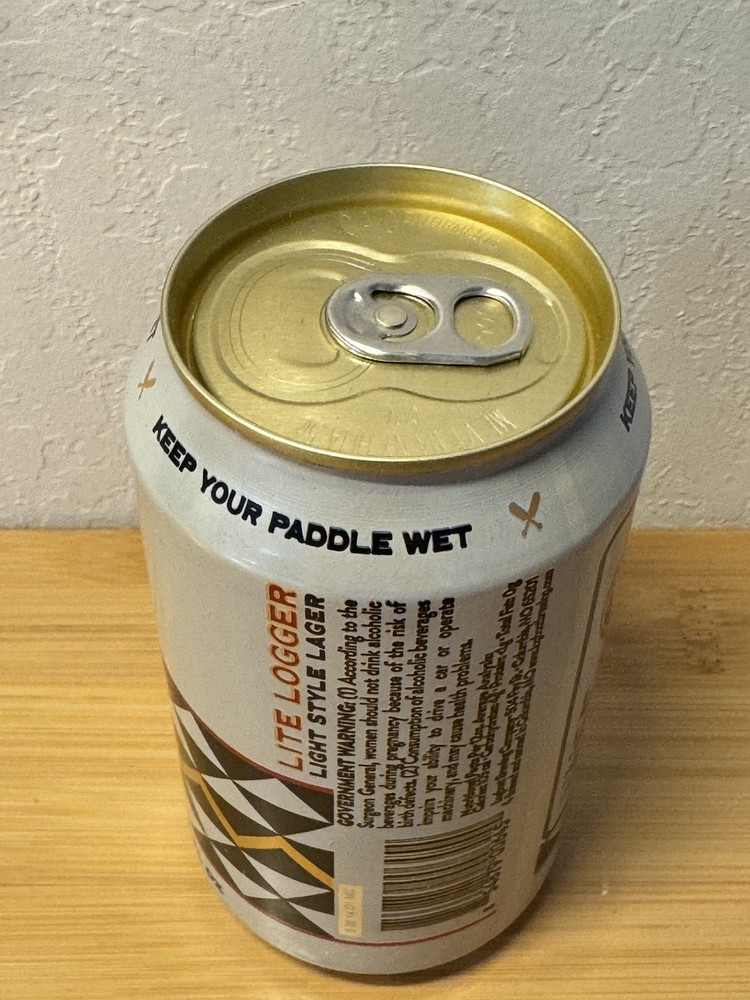 Logboat Lite Logger - Columbia, MO - Empty Beer Can Bottom Opened