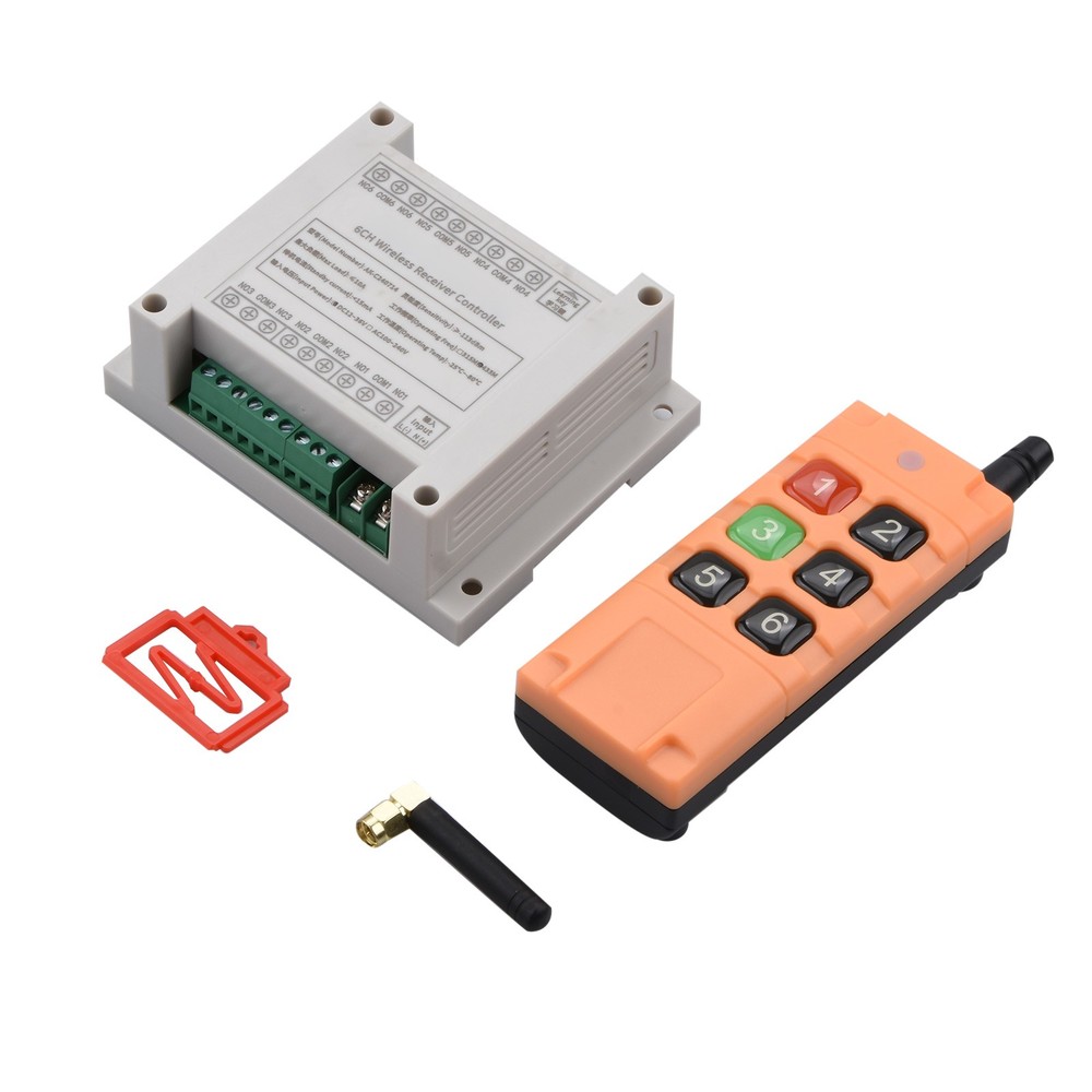 6 Channel 10A Relay Receiver Wireless Remote Control RF Switch -105dbm new