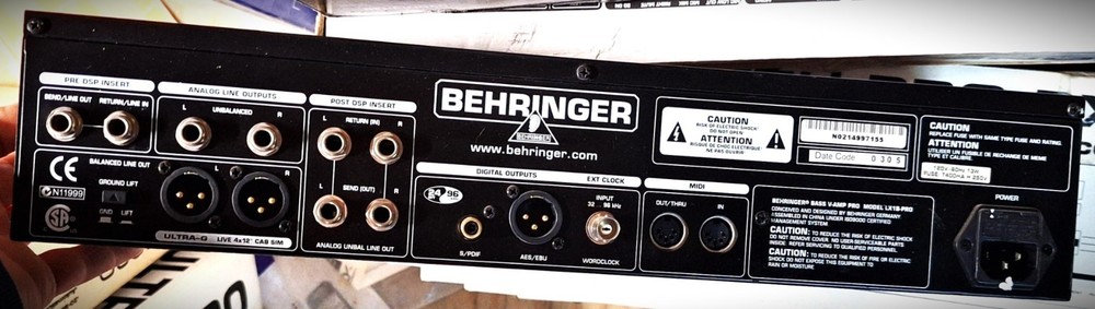 Behringer Bass V-Amp Pro Rackmount Modeler & Multi Effects Processor (NIB) (NOS)