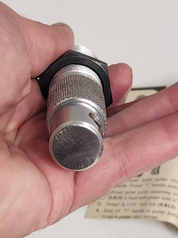 Pacific Bullet Puller With Instructions
