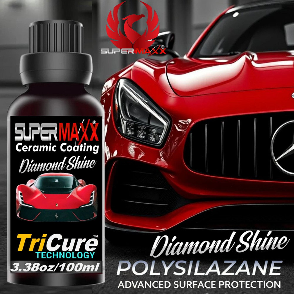 CERAMIC CAR COATING KIT TRICURE TECHNOLOGY "POLYSILAZANE PAINT PROTECTION" GLOSS