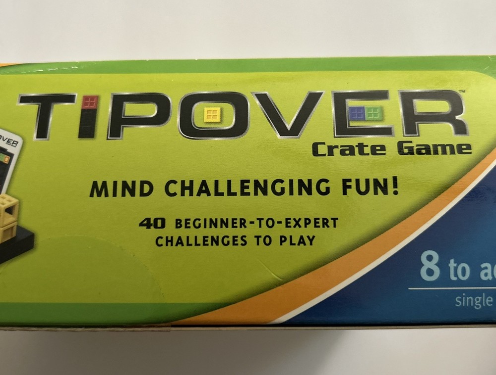 TIPOVER Crate Game ThinkFun Everyone Plays Sealed Toy Game