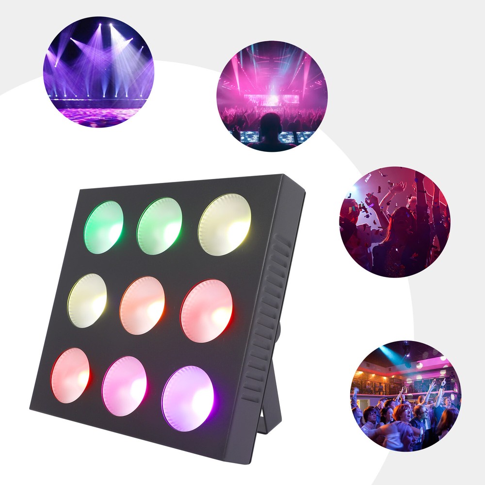 LED 4-In-1 DJ Light Rectangular Stage Light Stage Projection Effects Lamp RGBW