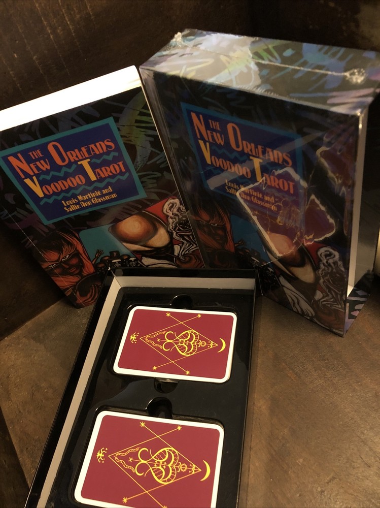 Open Box  orleans woodoo tarot And A Book