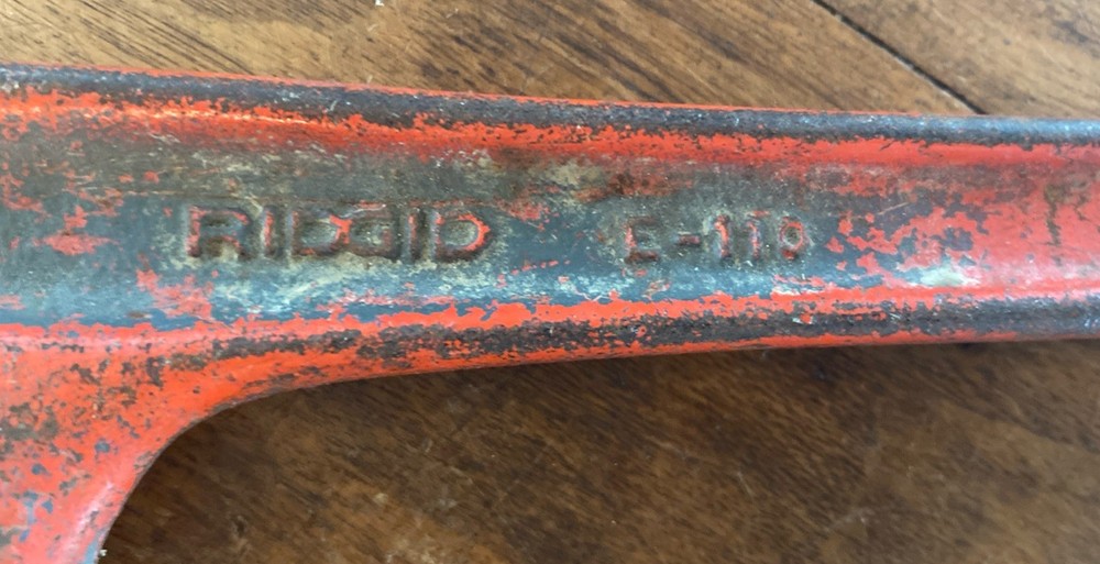 Ridgid E-110 Offset Hex Wrench 10 1/2” Long.