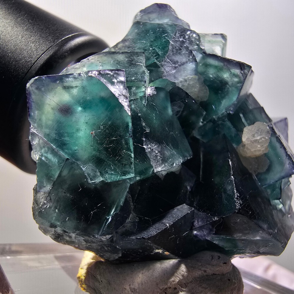 Phantom Fluorite Cube, Quartz Specimen, Parqueted Okorusu, Namibia 53*51*24mm