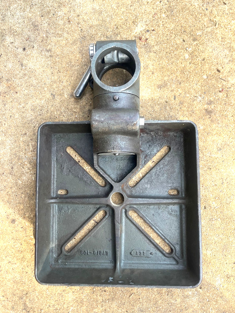 Sears Craftsman King-Seeley 15 1/2" Drill Press Tilting Table for 2 3/4" Column