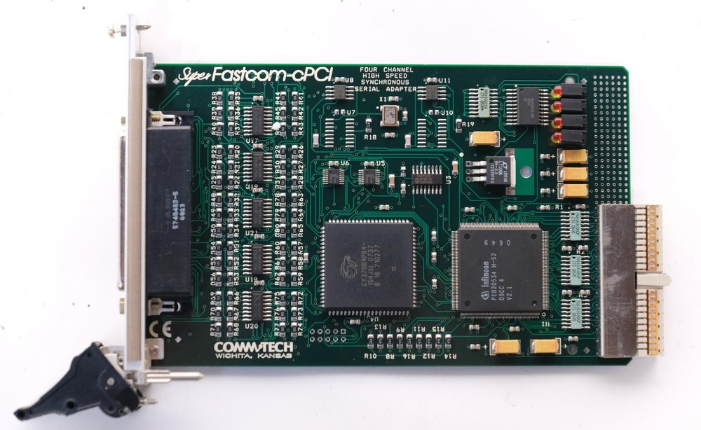 COMMTECH Fastcom cPCI Four Channel High Speed Sync Serial Adapter