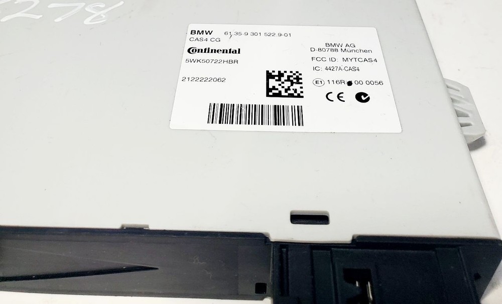 2011 2017 BMW X3 OEM Theft Locking Control Module 61359301522