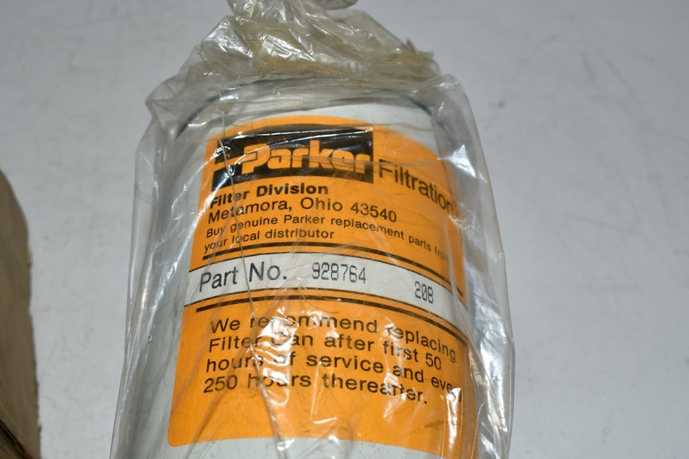 NEW PARKER 928764 Hydraulic Filter Element: 20 gpm Max. Flow, 150 psi Max. Press