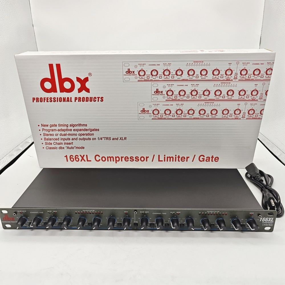 DBX 166XL Compressor Limiter/Gate Effects DSP Processor US Stock