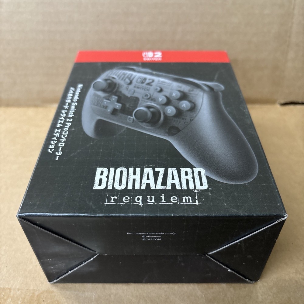 Nintendo Genuine Pro Controller BIOHAZARD Requiem Edition Switch 2 NEW