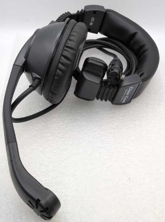Clear-Com CC-95 Single-Muff Intercom Headset Communication System w/4 Pin XLR
