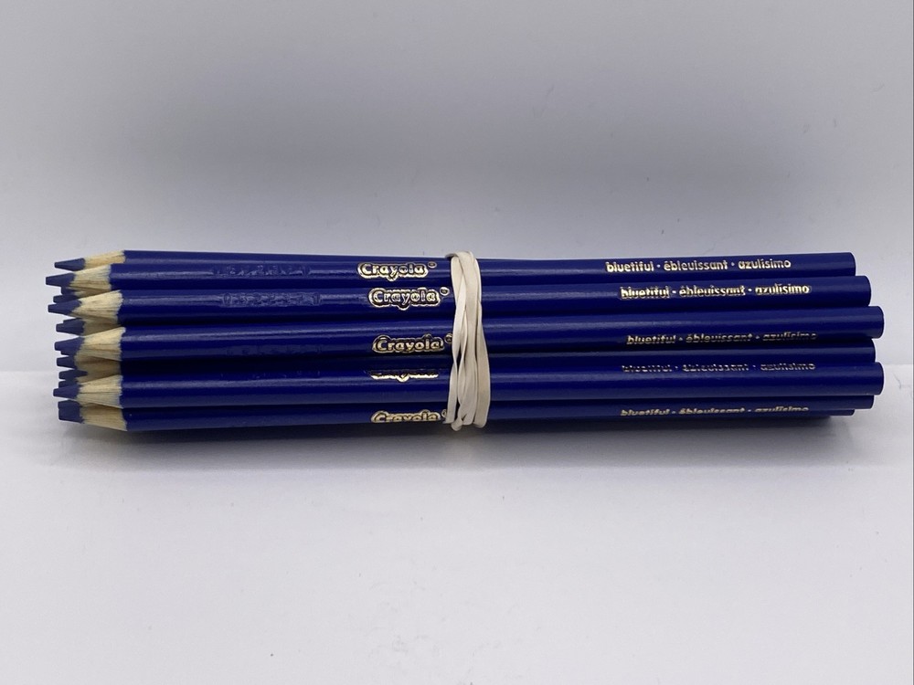 (20) Crayola Colored Pencils (bluetiful) BULK