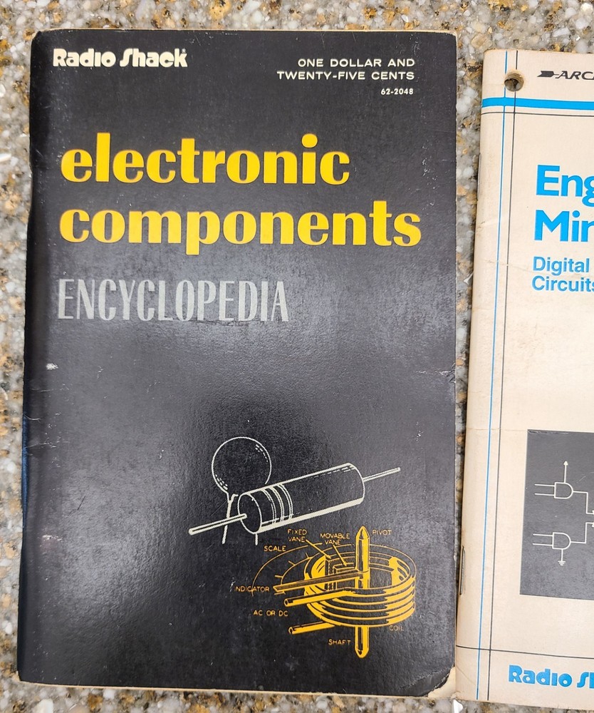 Radio Shack Electronic Components Encyclopedia & Engineers Mini Notebook