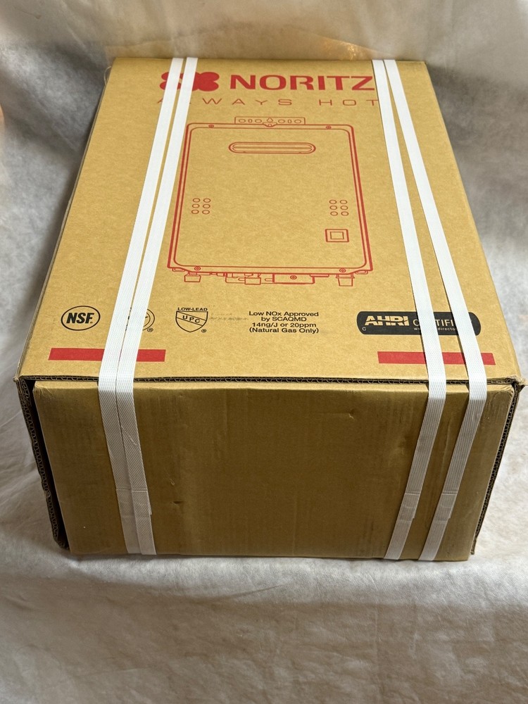 New in Box Noritz Tankless Water Heater NR501-OD-NG Silver Edition