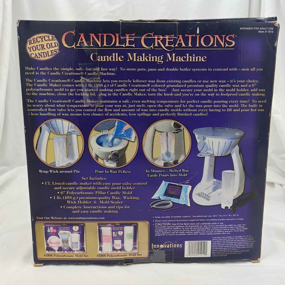 Candle Creations Candle Making Machine Recycle Old Candles