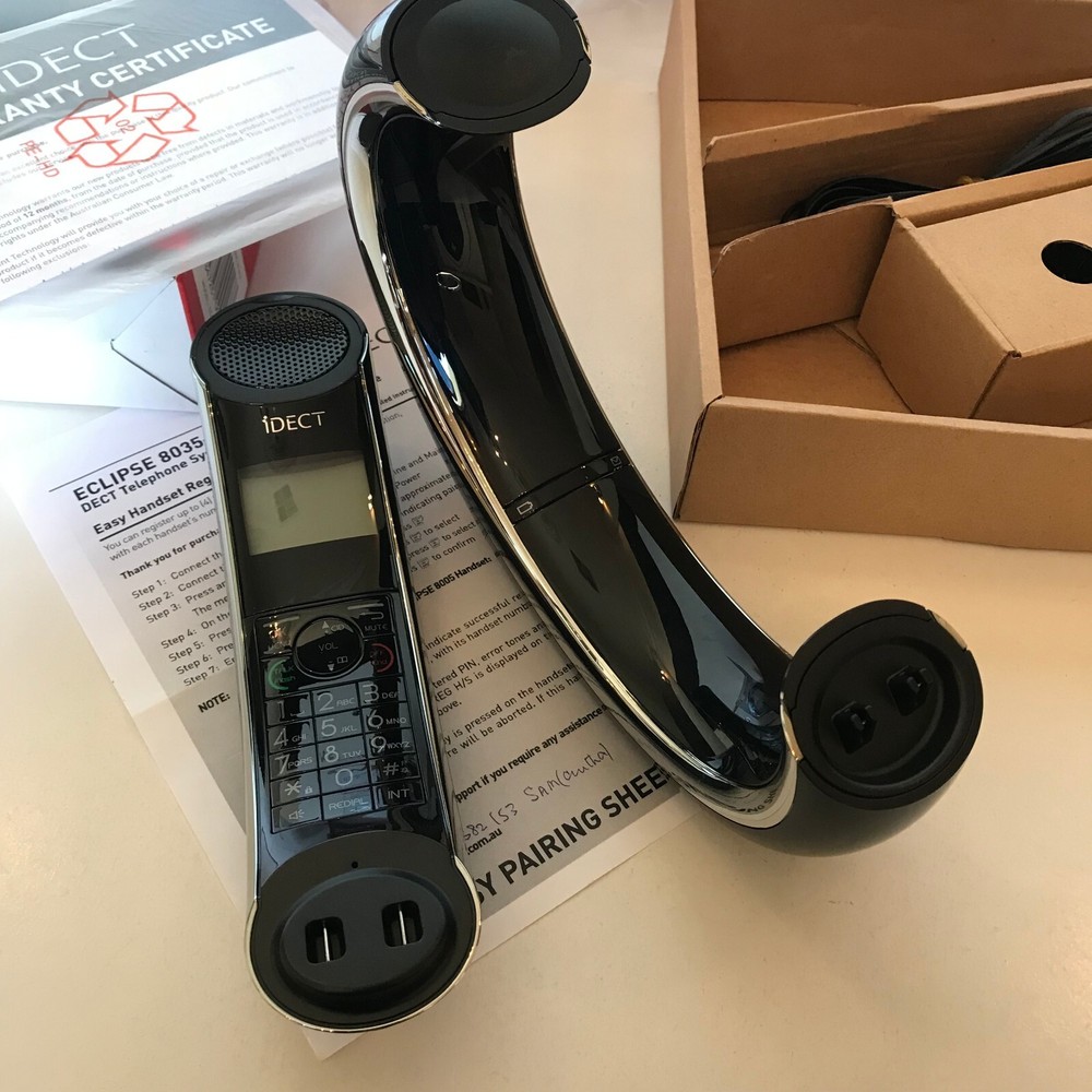 Idect Eclipse 8035 +1 Digital Cordless Phones With Answering Machine x 2