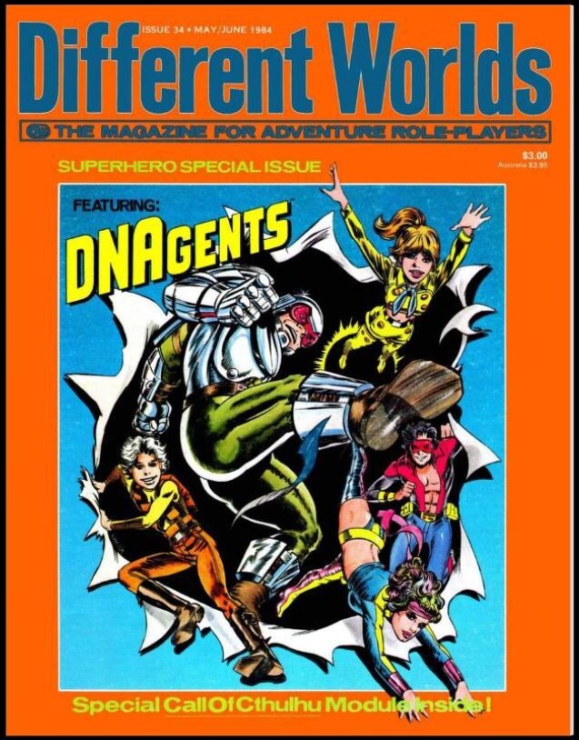 DIFFERENT WORLDS RPG MAGAZINE 30 Classic Issues On USB Flash Drive