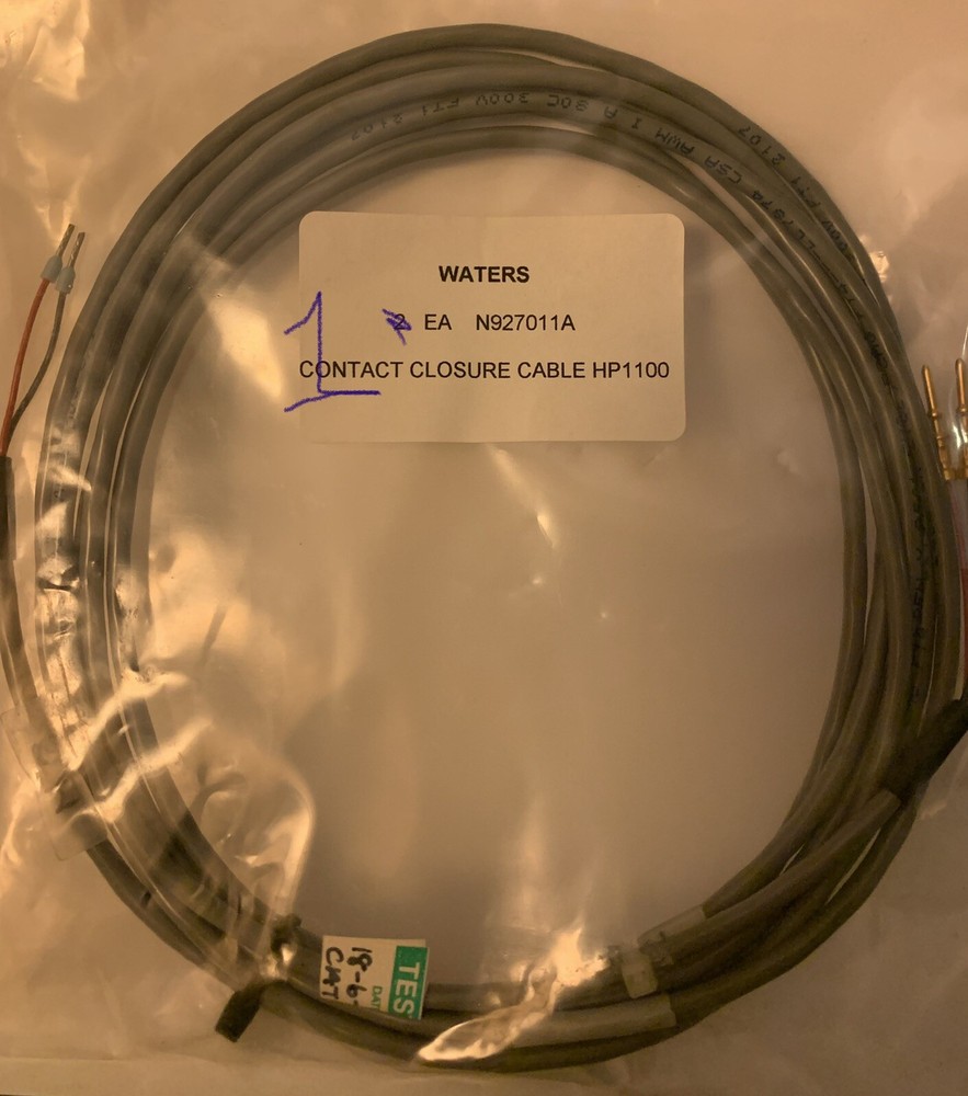 WATERS N927011A Contact Closure Cable HP 1100 Quantity 1 Tested