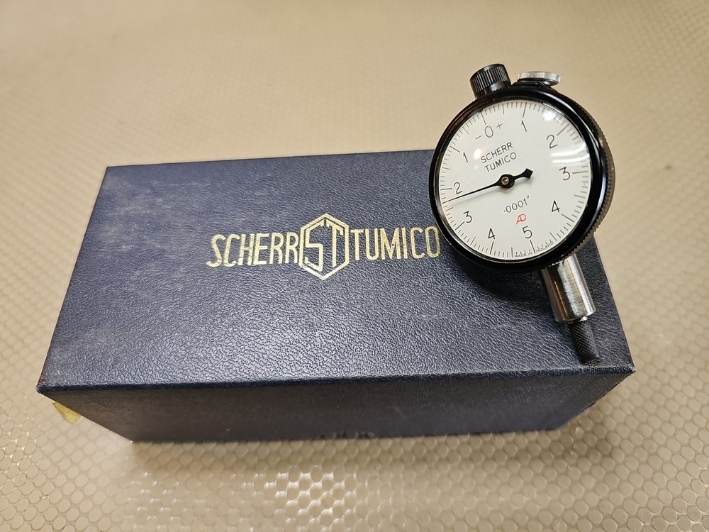 Scherr Tumoco Dial Test Machinist Indicator .0001