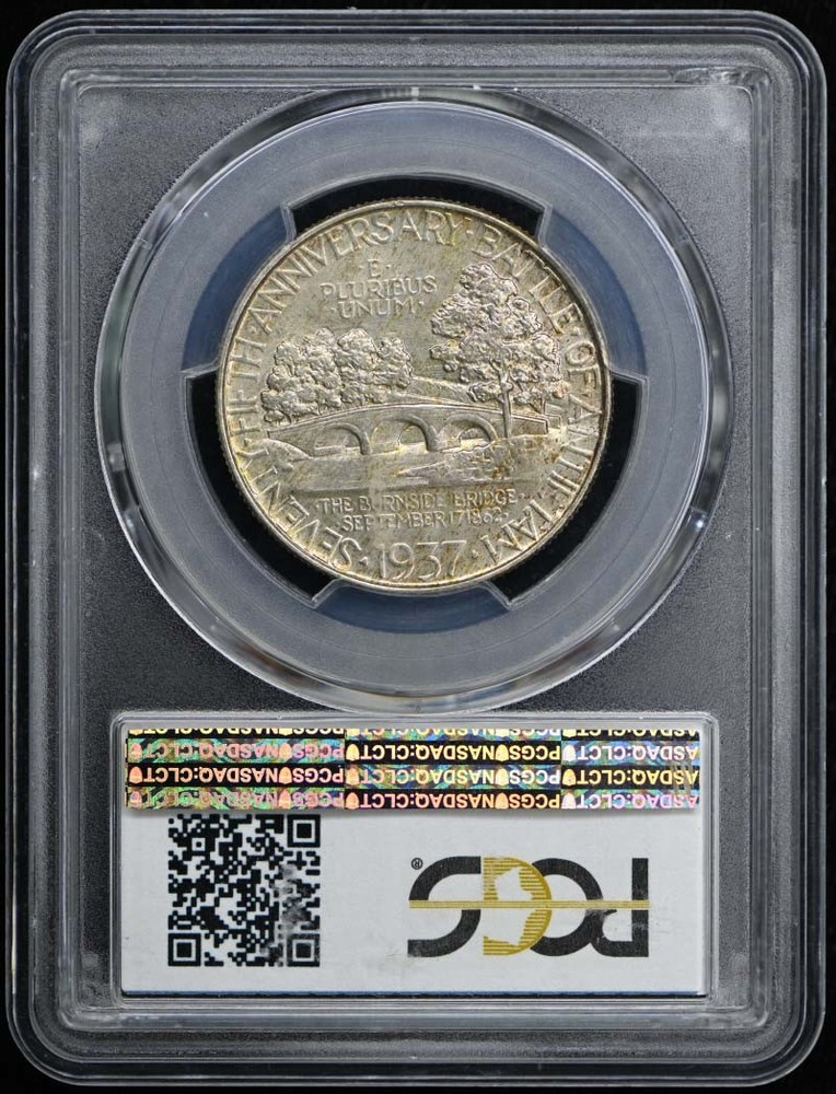 ANTIETAM 1937 50C Silver Commemorative PCGS MS66 (CAC)