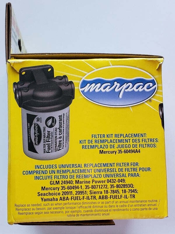 Marpac Fuel/Water Separating Marine Filter Kit 7-0871