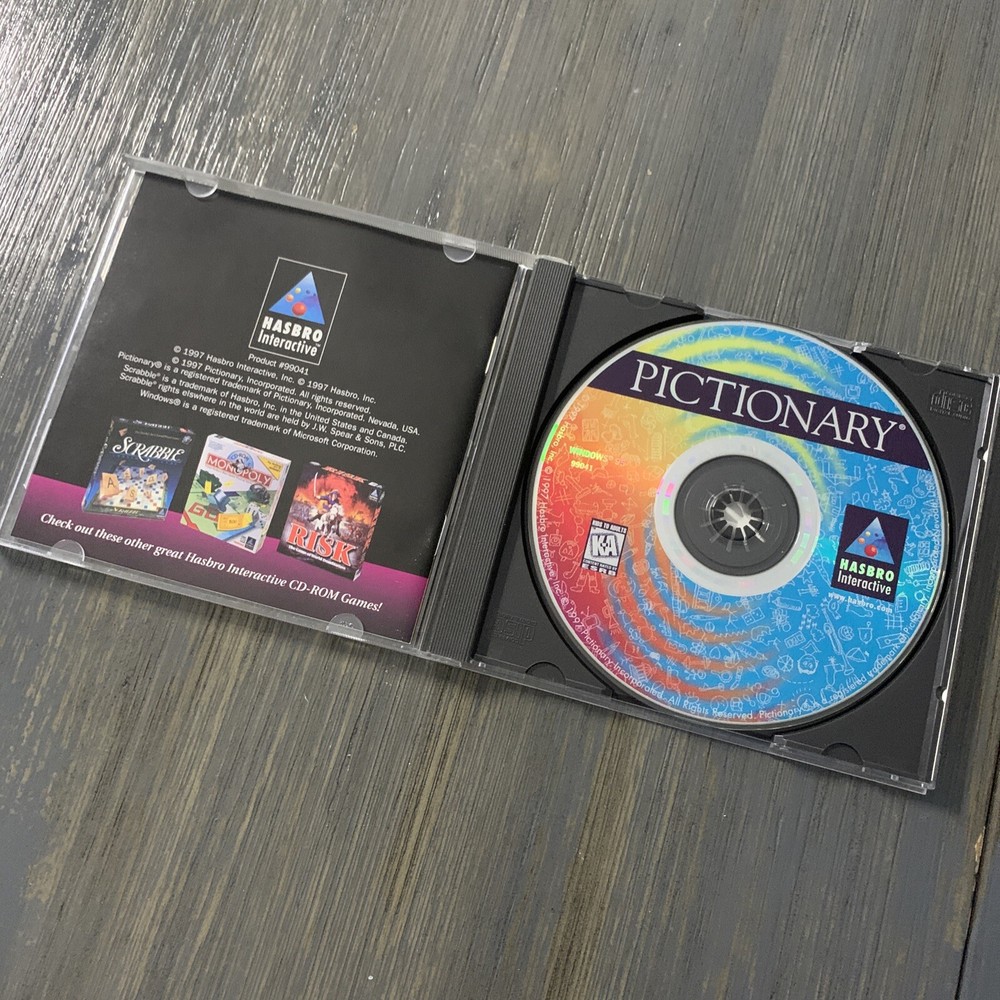Pictionary PC CD ROM Windows 95 B472