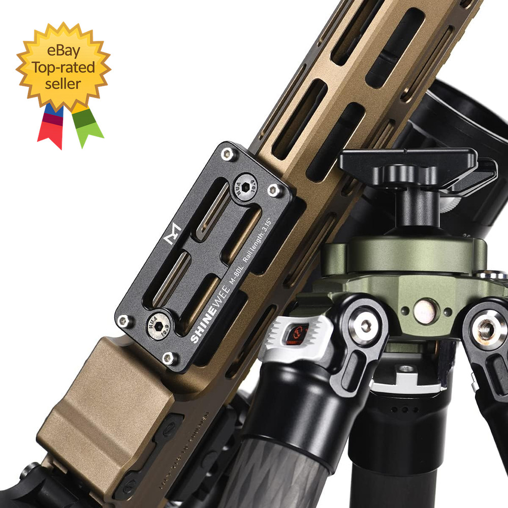 Arca Dovetail Rail M-LOK Quick Release Tripod Mount Adapter