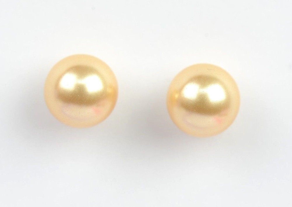 925 Sterling Silver Beautiful Classic Pearls Stud Earrings