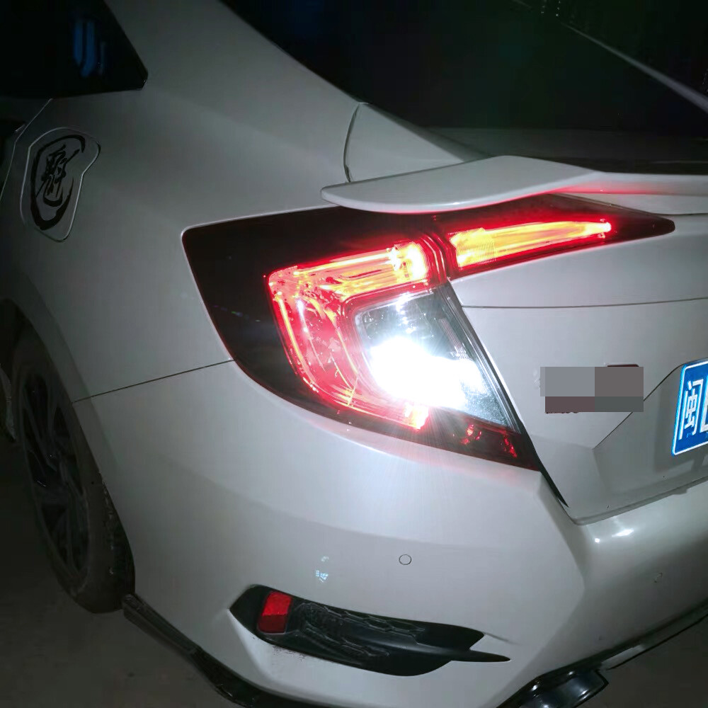 2pcs Bright Xenon White LED Bulbs for Honda Civic 2001-2020 Backup Reverse Light