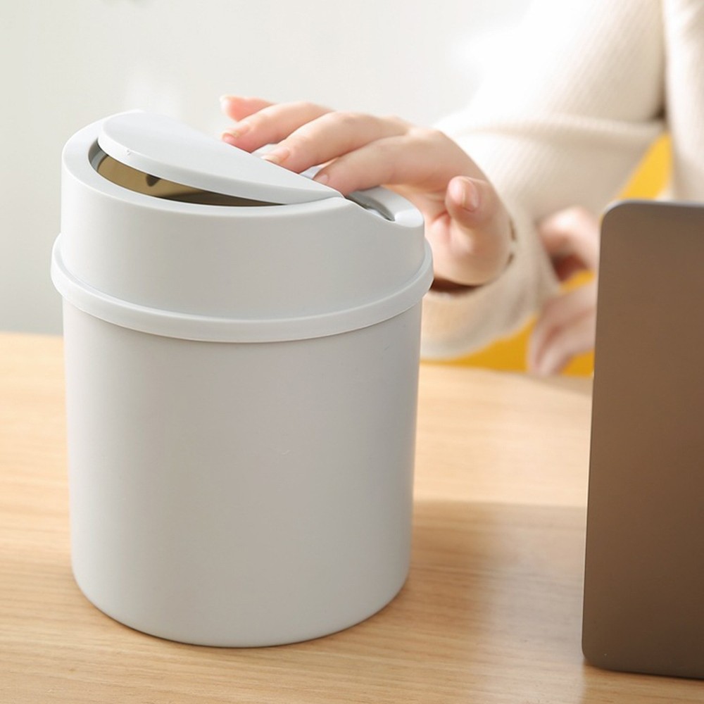 Mini Desktop Trash Can