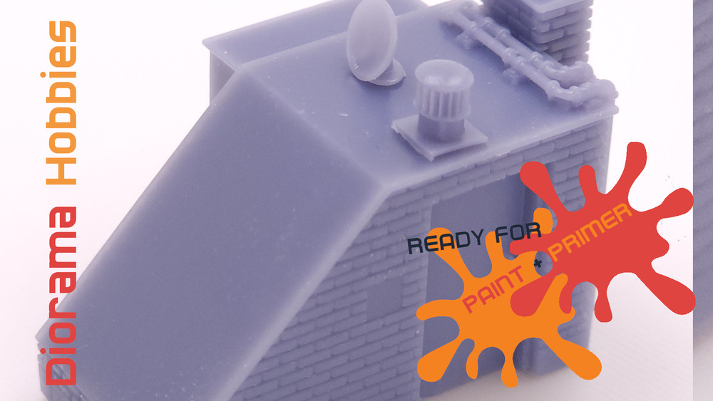 Rooftop Access Structure with Utilities - HO, S and O Scales