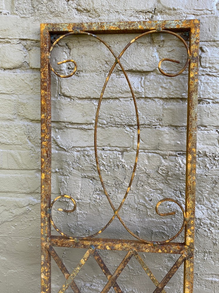 59" Tall Single Skyview Exterior Wrought Iron Window Shutter