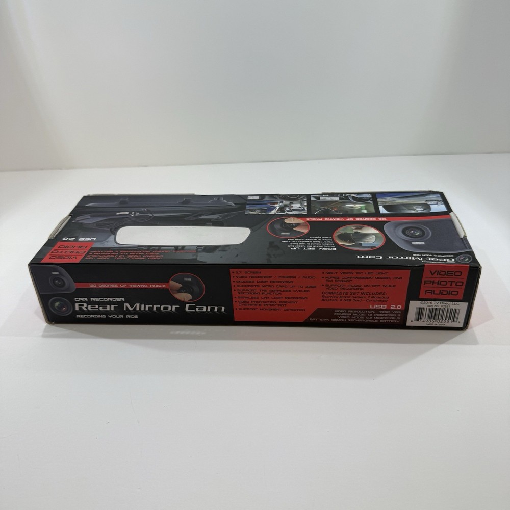 Car Recorder Rear Mirror Cam