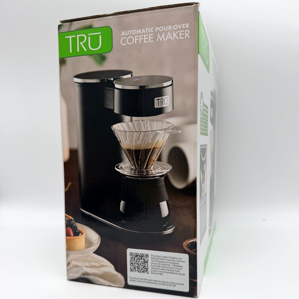 TRU Automatic Pour Over Coffee Maker with Digital Controls