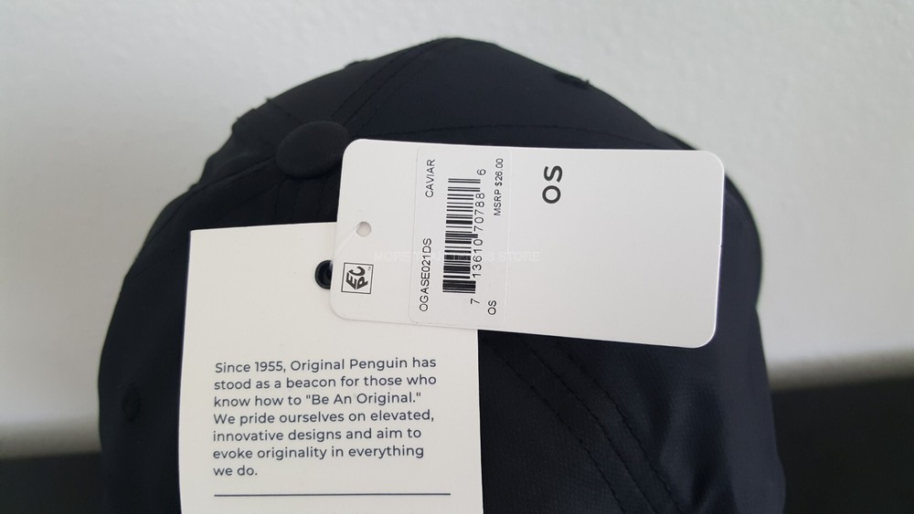 Penguin Hat Core Golf Cap Black