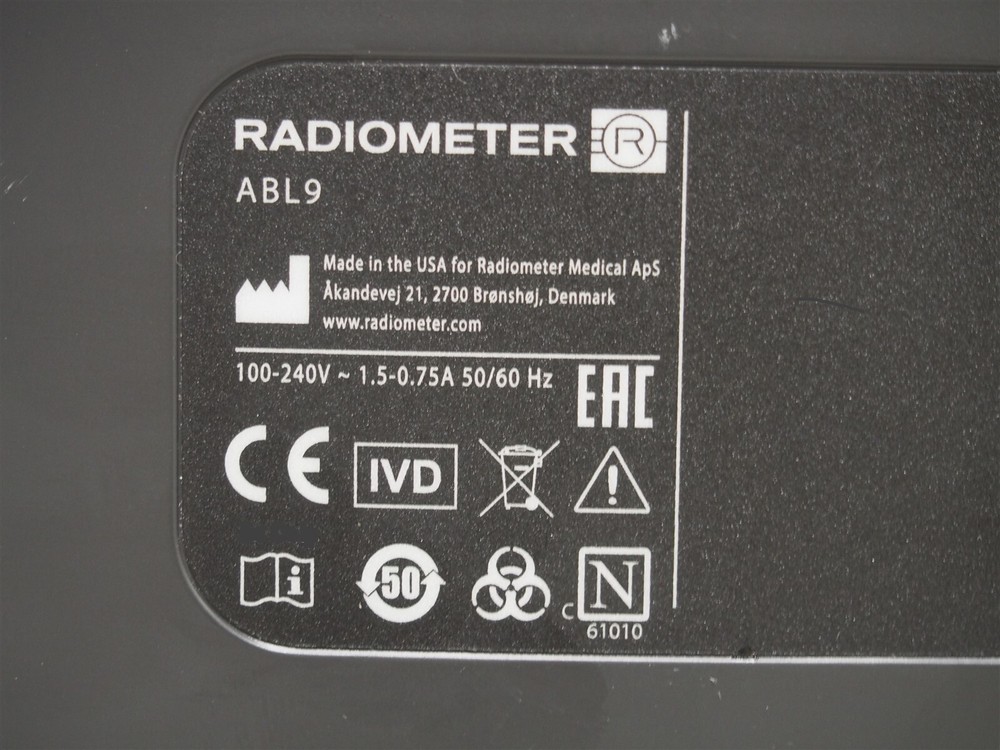 Radiometer ABL9 Gas Analyzer