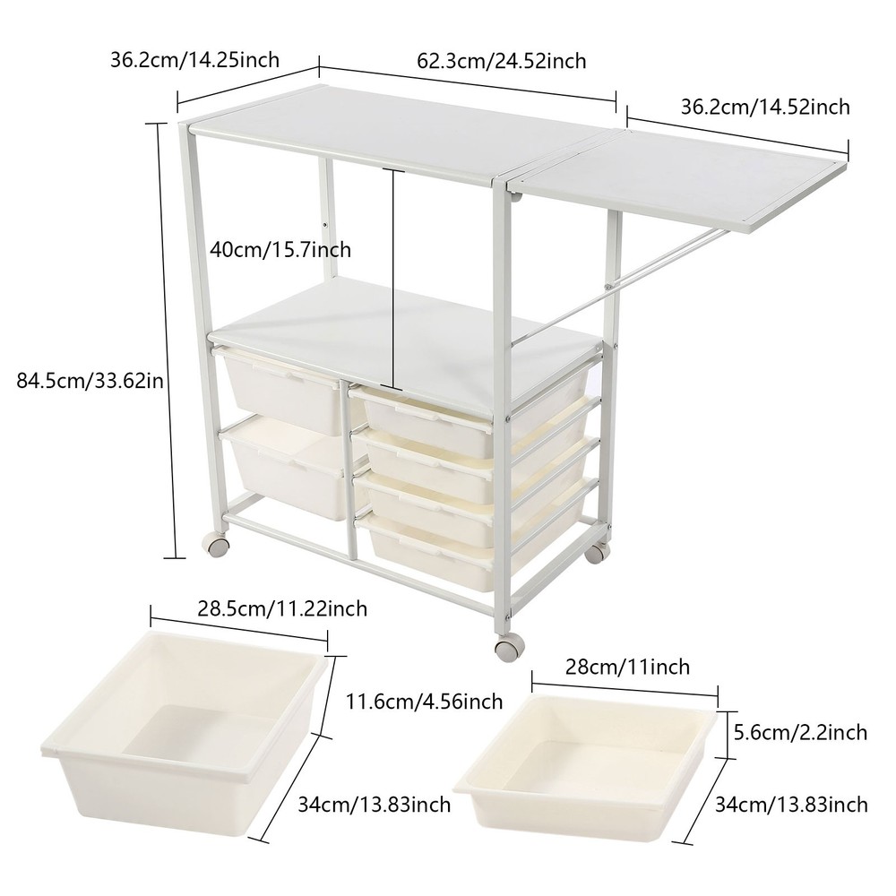 Storage Shelf, 2-Tier Organizer Shelf, Freestanding Space Saver Storage Shelf
