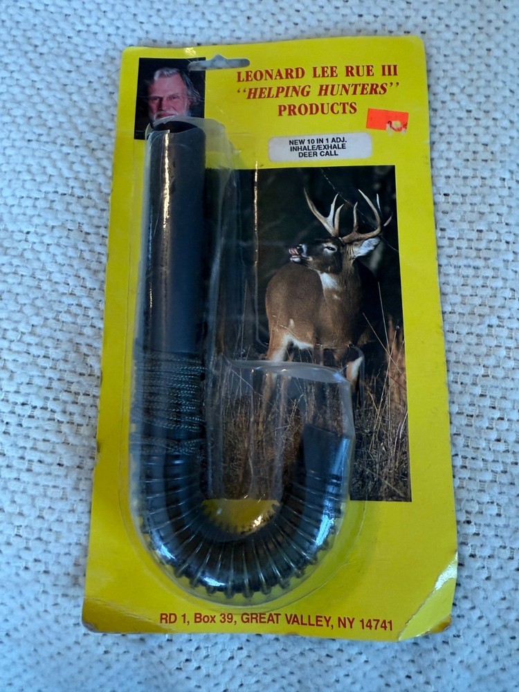 Leonard Lee Rue III Helping Hunter Grunt Call