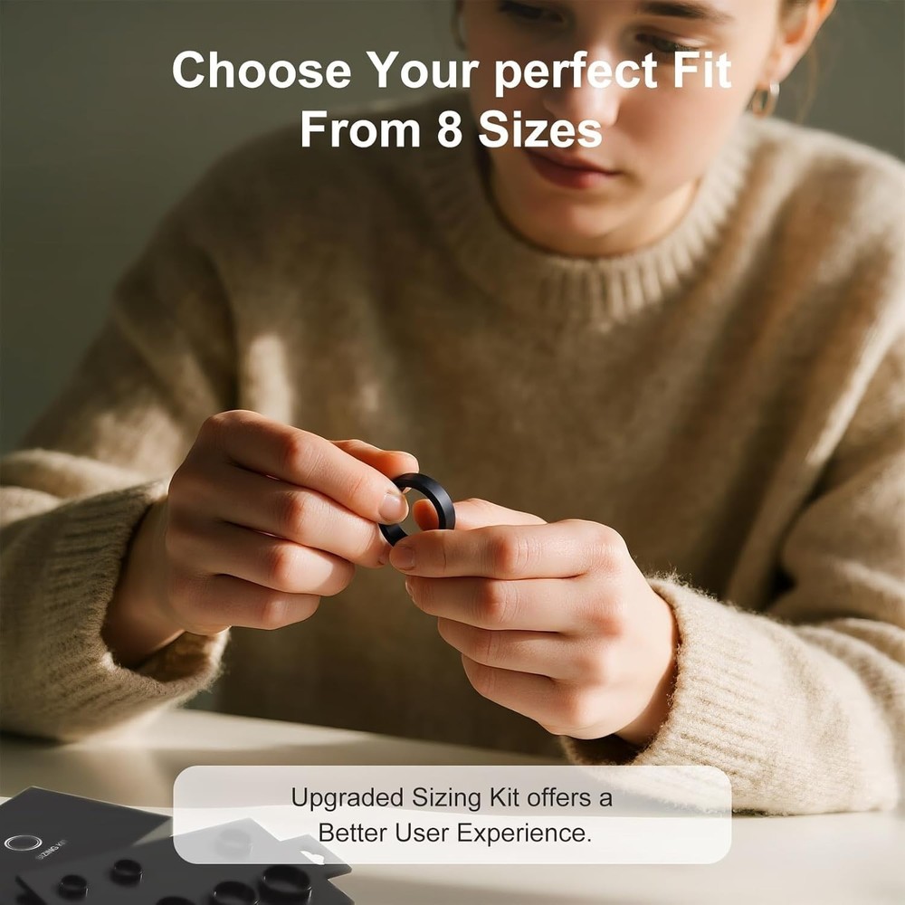 Vic Smart Ring Sizing Kit - Choose Perfect Size From 8 Options (6-13)