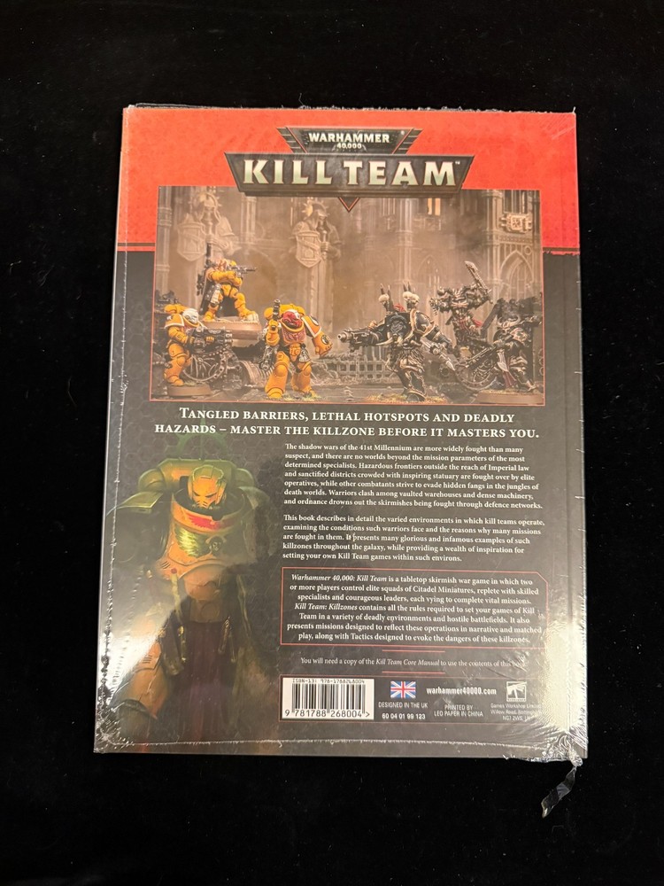 Warhammer 40K Kill Team Killzones Lethal Mission Environments C SEALED Rulebook
