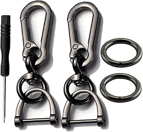 2 Sets Quick Release Car Keychain Clip