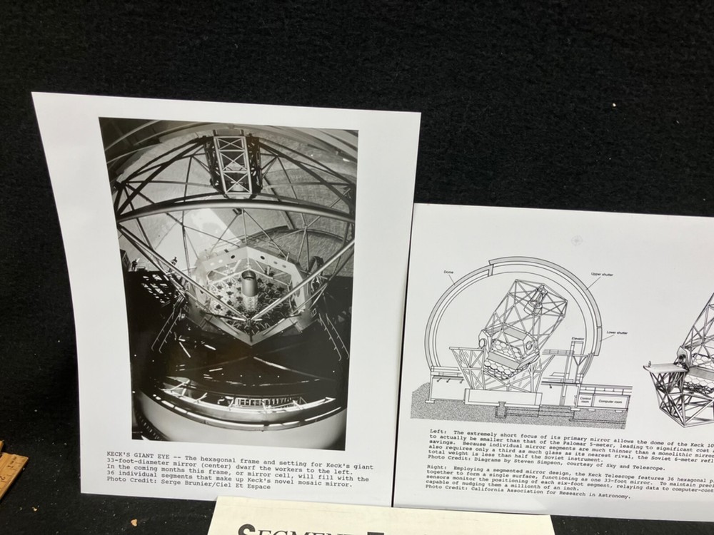 1991 W.M. KECK FOUNDATION & OBSERVATORY PRESS RELEASE KIT