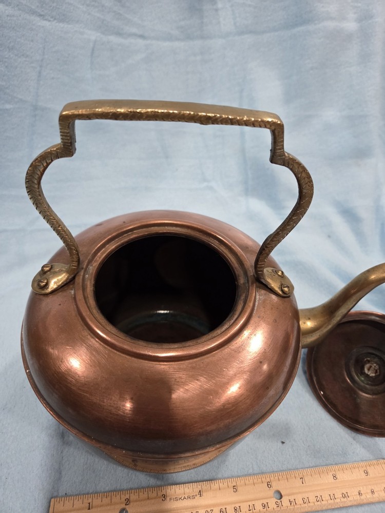 Hand Crafted Copper & Brass Kettle