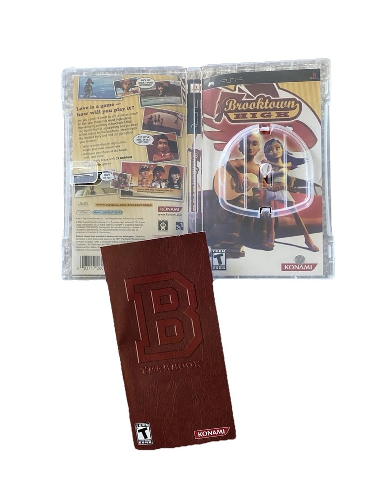 PSP Replacement Case Brooklyn High with Instruction Booklet No Game